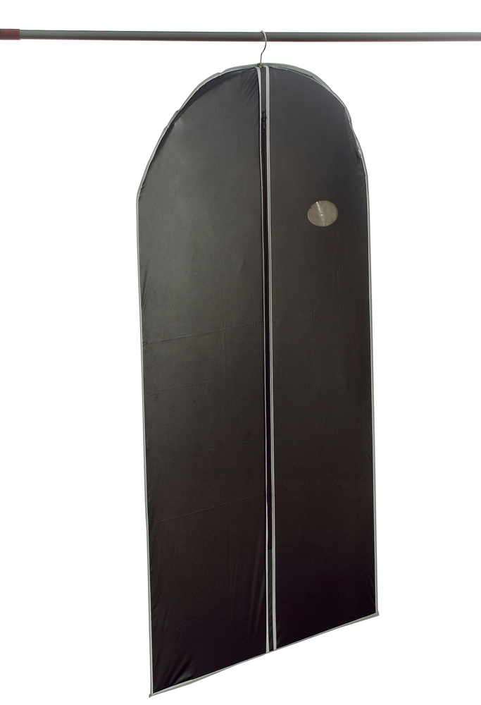  - WESEL Kleidersack schwarz/grau 150x60cm PEVA 40g/m²