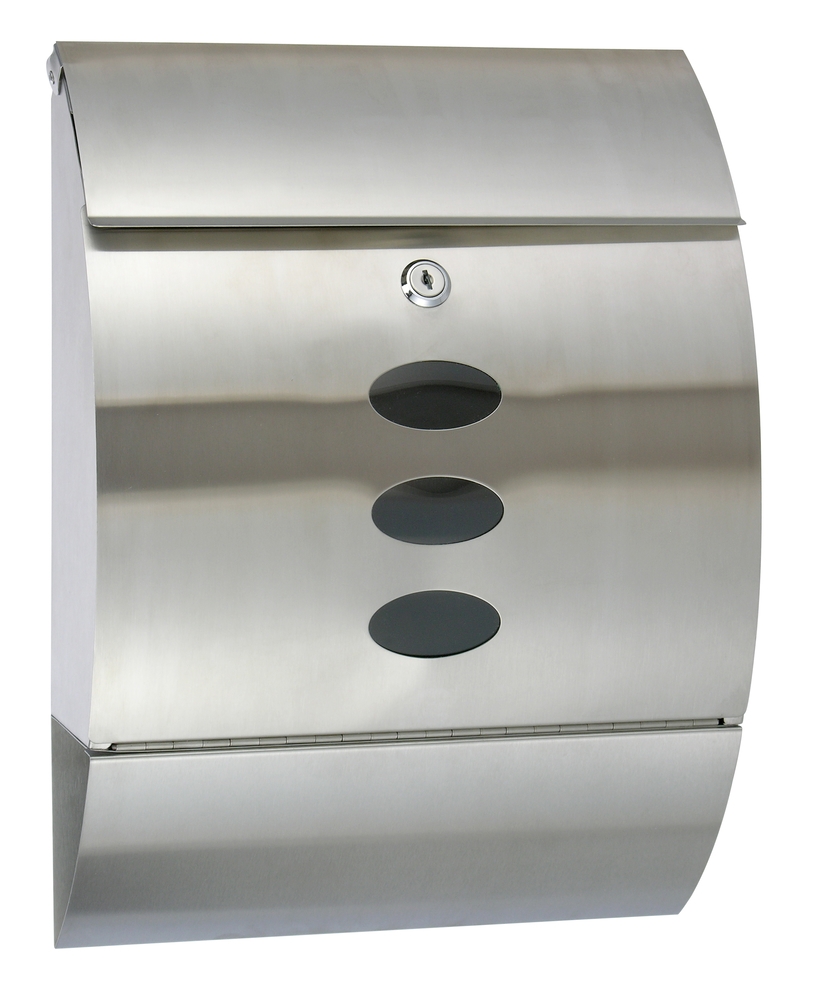 HAUSHALT INTERNATIONAL IM-U.EX Briefkasten Edelstahl 30x12x40cm 