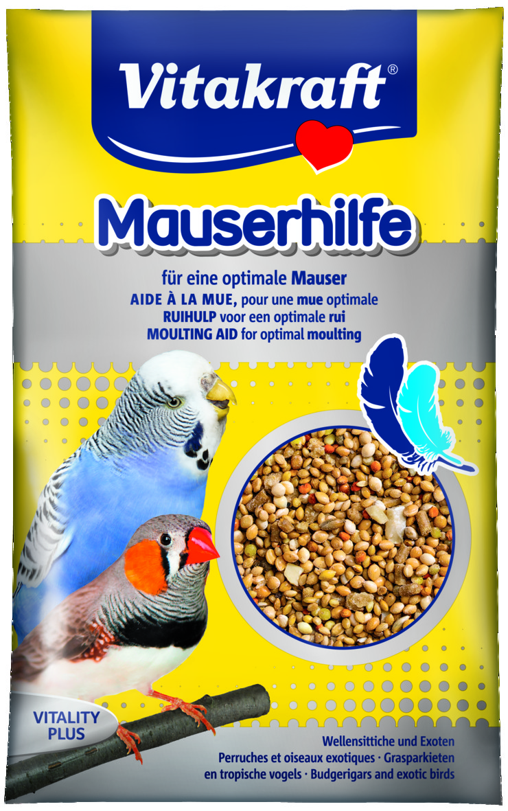 VITAKRAFT Futter Mauserhilfe Sittich Exoten 20g 