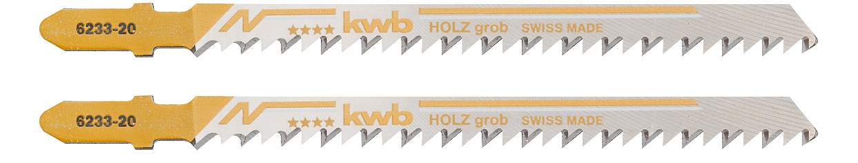 KWB BURMEISTER Stichsägebl HCS Holz grob lang 116 mm (2 Stück) kwb DIY