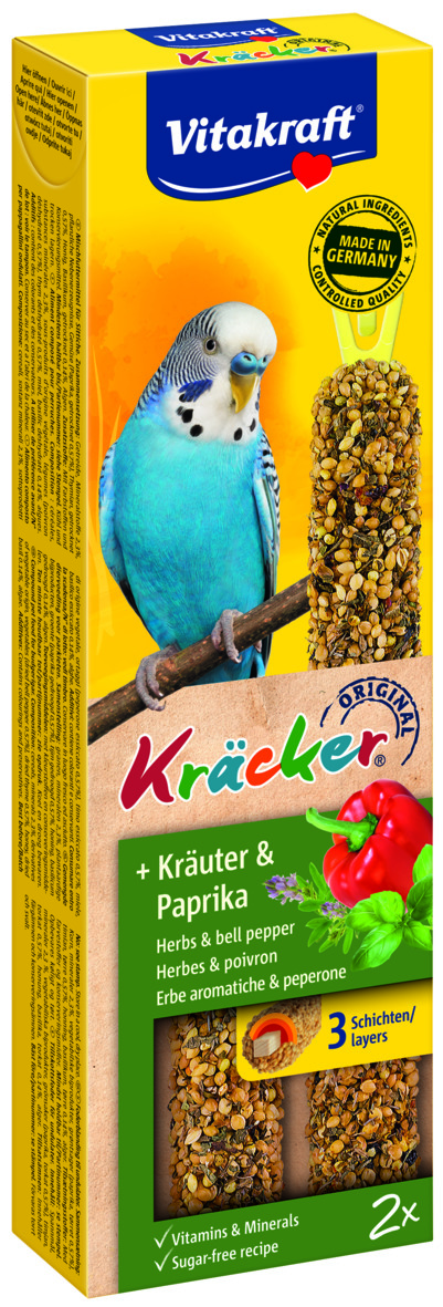 VITAKRAFT Kräcker Kräuter-Paprika 2er SI 