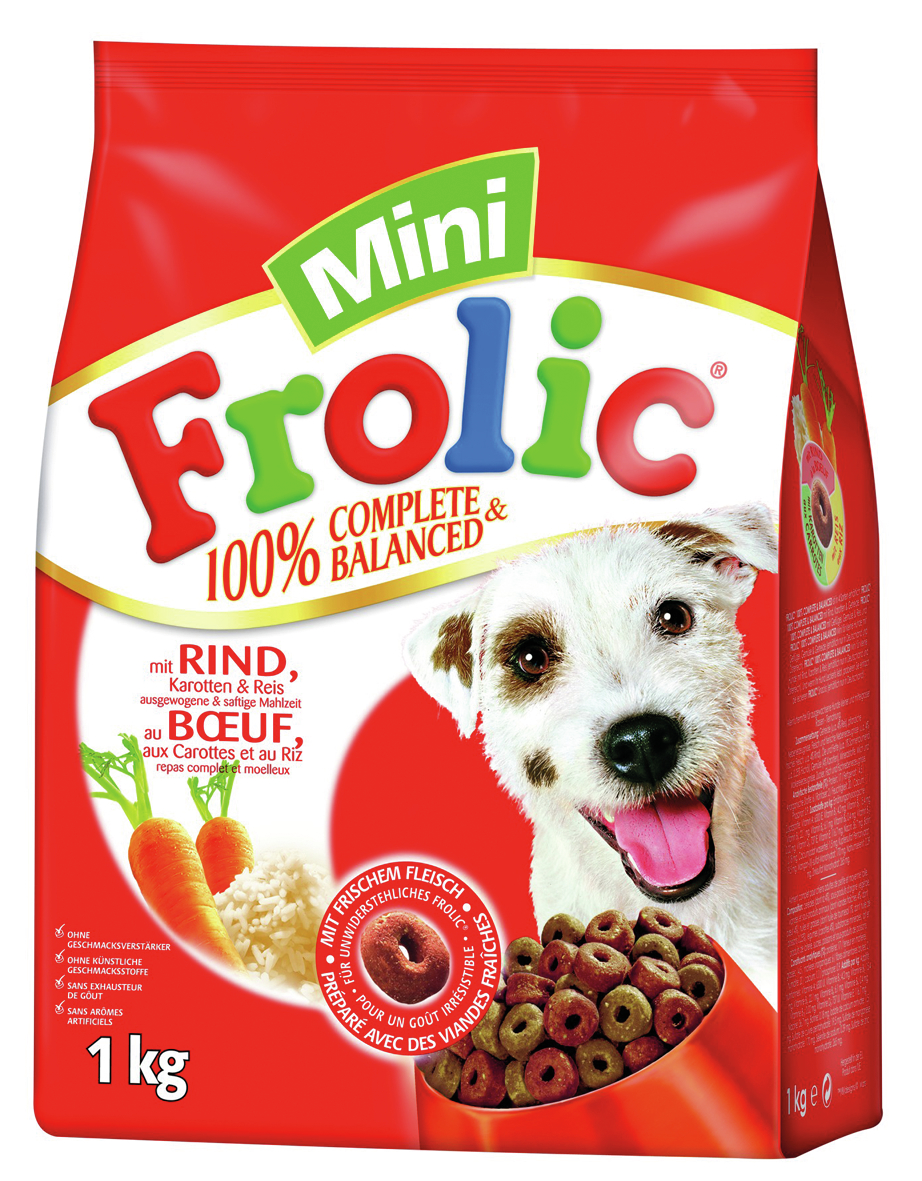 BTG BETEILIGUNGS GMBH Frolic Com. Mini Rind&Karot&Reis 1kg 