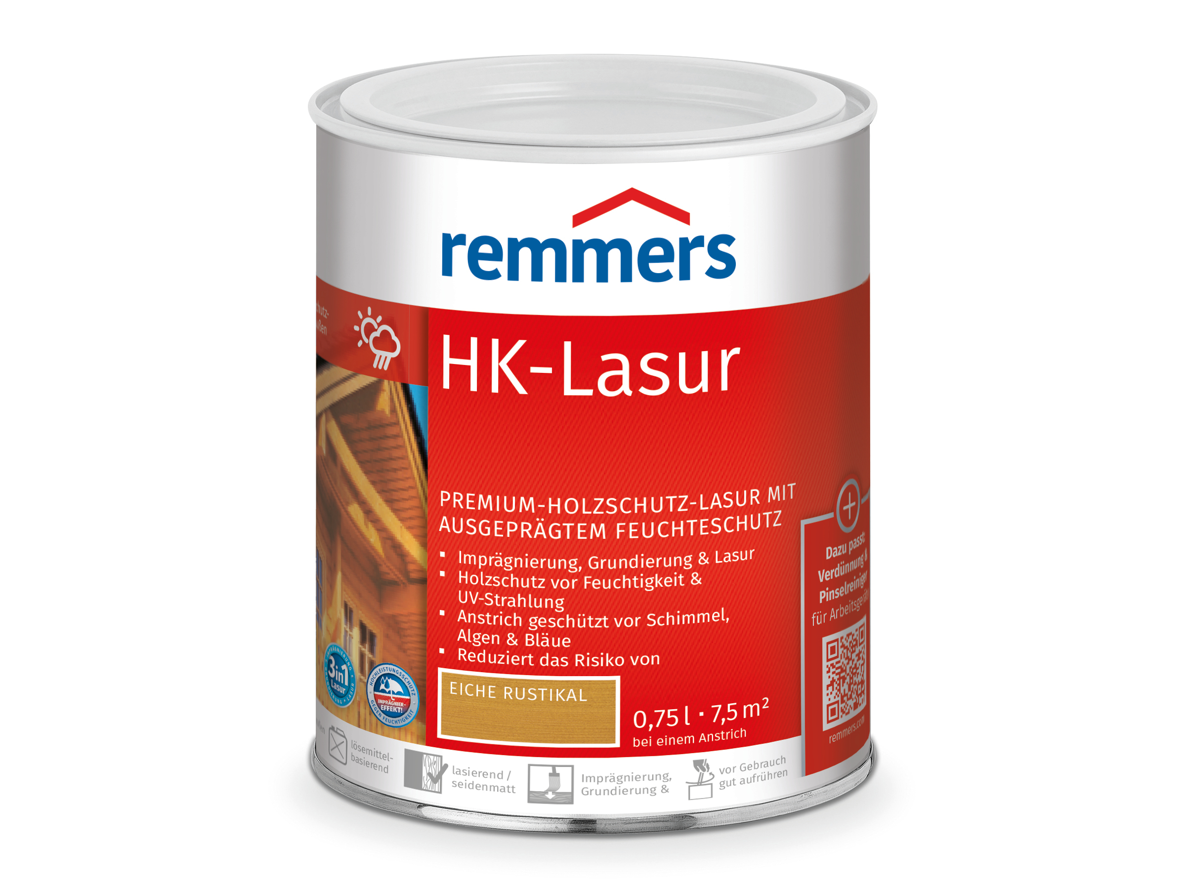 REMMERS BAUSTOFFTECHNIK GMBH HK-Lasur eiche rustikal 0,75l 