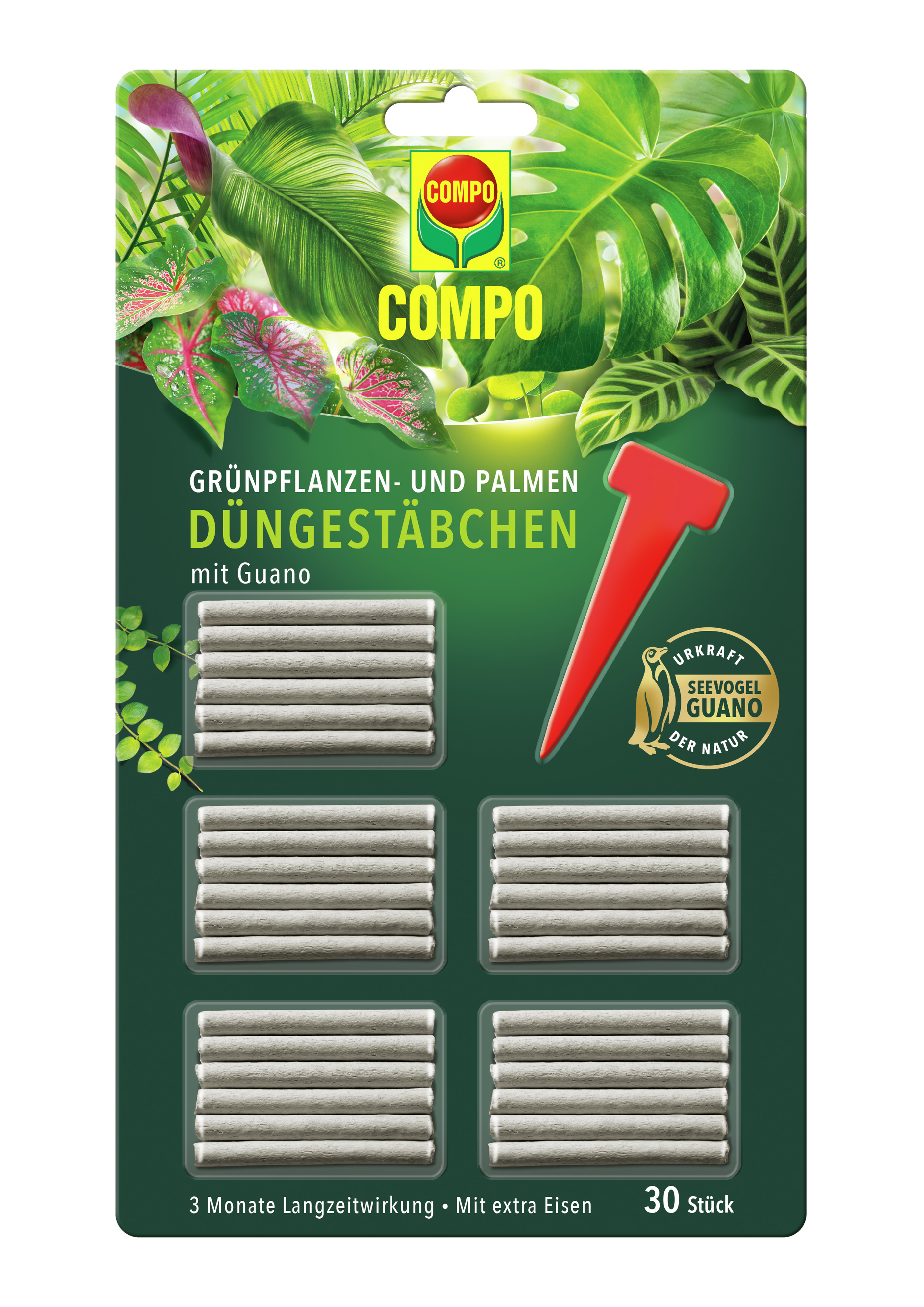 COMPO COMPO Düngestäb. Grünpflanzen u.Palmen Compo EREG