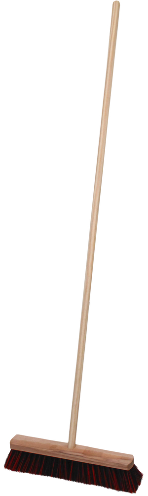 TRIUSO Straßenbesen Arenga/Elaston 40 cm mit Stiel, hohe Beanspruchung,Sperrgut