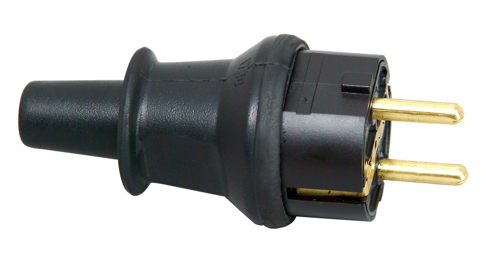 KOPP GMBH Gummistecker Knickschutz schwarz 