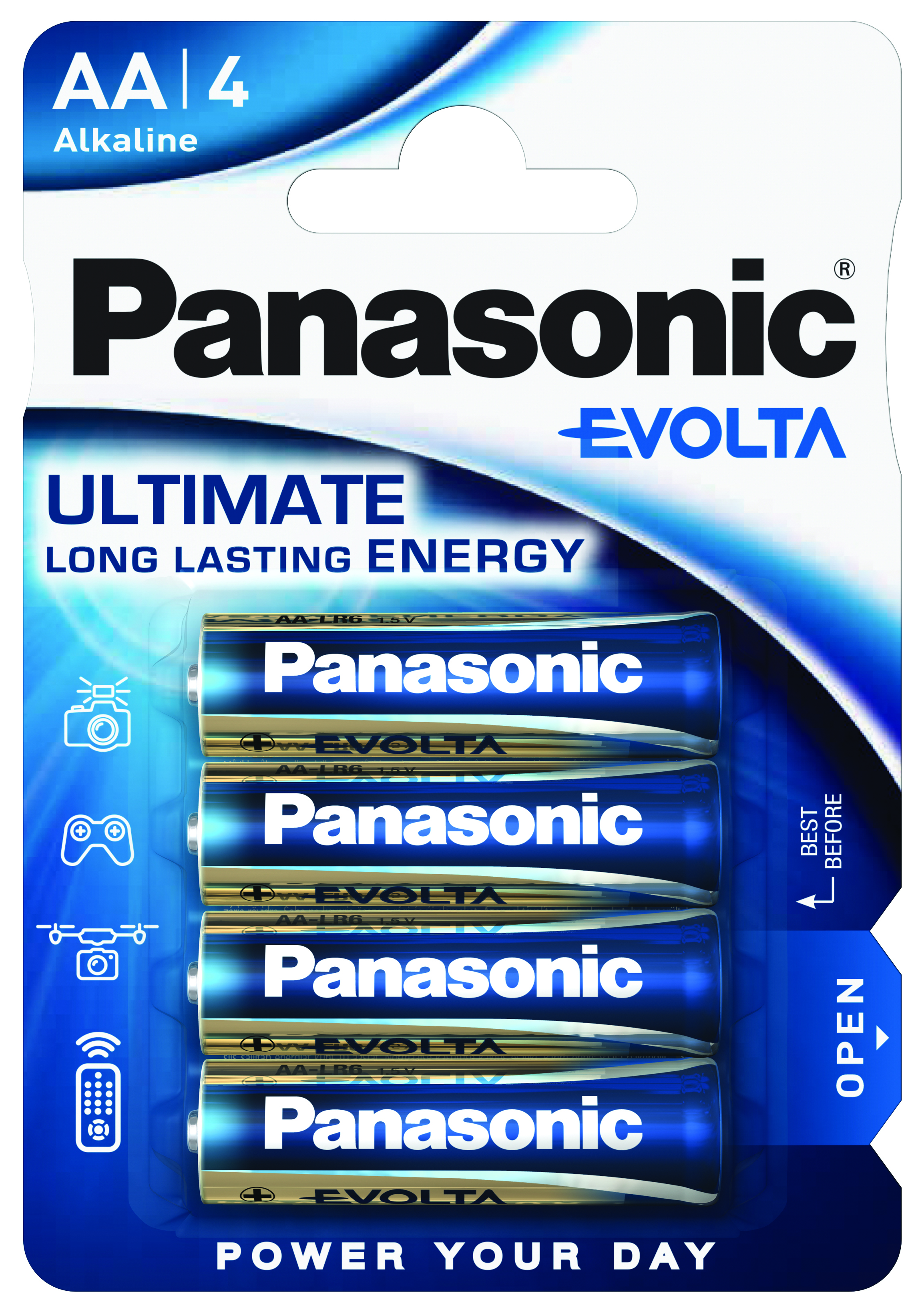 TRIUSO Batterie Photo Panasonic Evolta Mignon 4er Blister