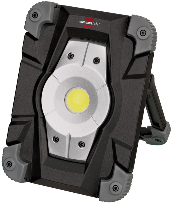 BRENNENSTUHL Arbeitsstrahler LED mit Akku 20W USB Kabel, Tasche, IP54