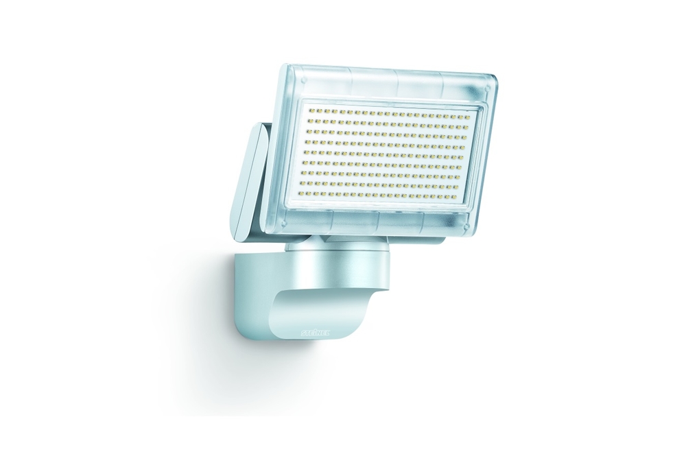 STEINEL Strahler XLED Home 1 Slave IP44 silber 14,8W LED 21x17,5x18cm