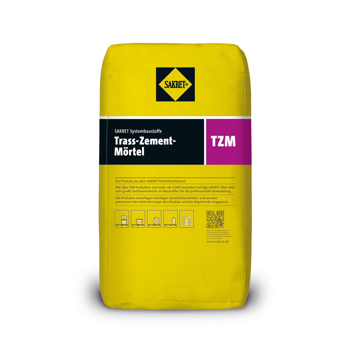 SAKRET TROCKENBAUSTOFFE EUROPA GMBH & CO Trass-Zement-Mörtel TZM 0-4mm grau 30kg 