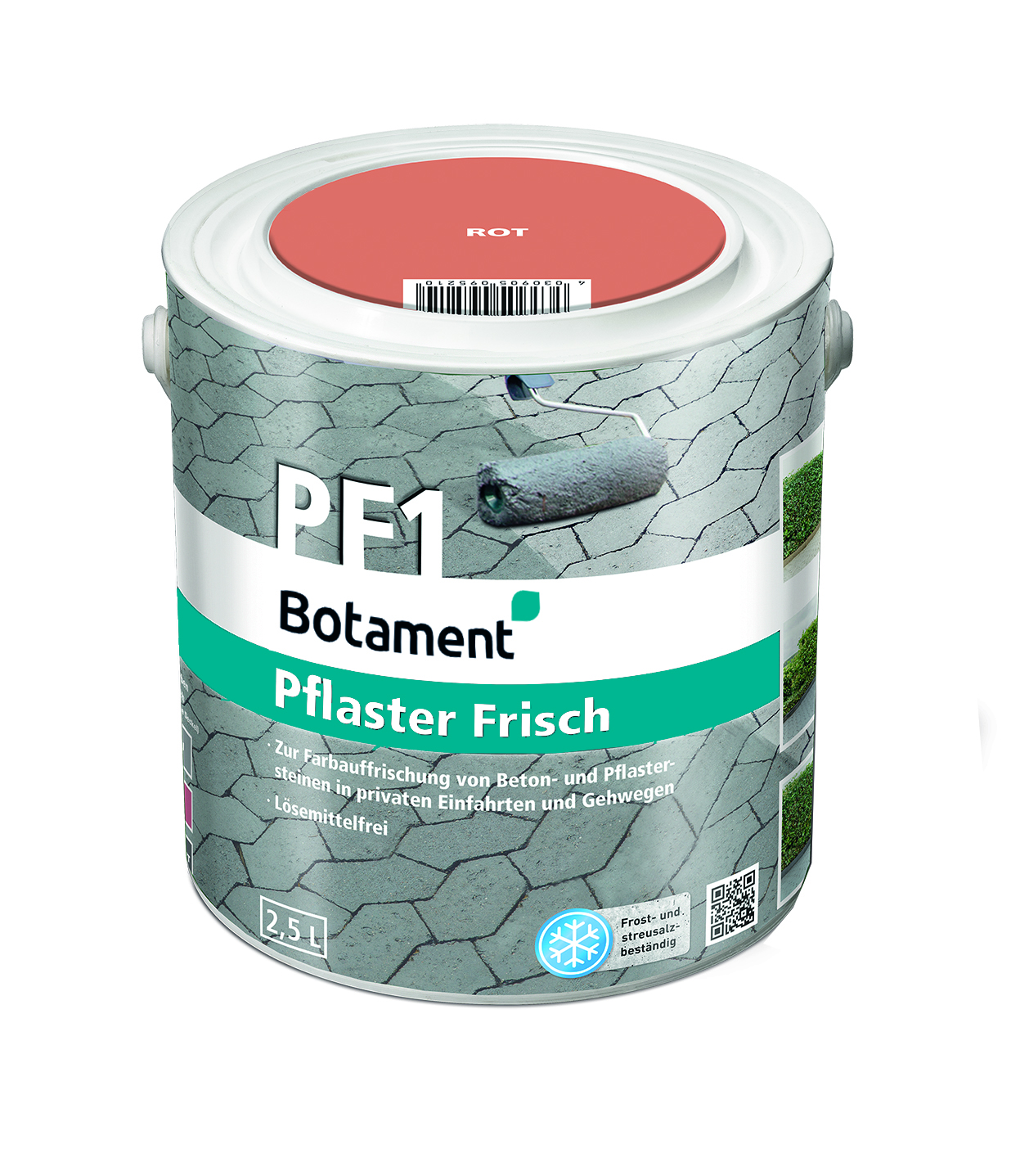 ZL OST BOTAMENT PF1 Pflaster Frisch rot 2,5l Lasur für Betonflächen