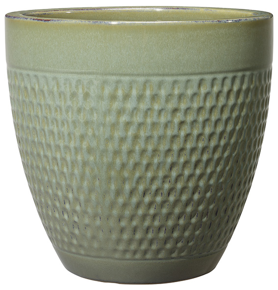 Pflanztopf VASO GATSBY cm.26 MIX FARBEN DEROMA Pflanztopf VASO GATSBY cm.26 MIX FARBEN Glasierte Terrakotta