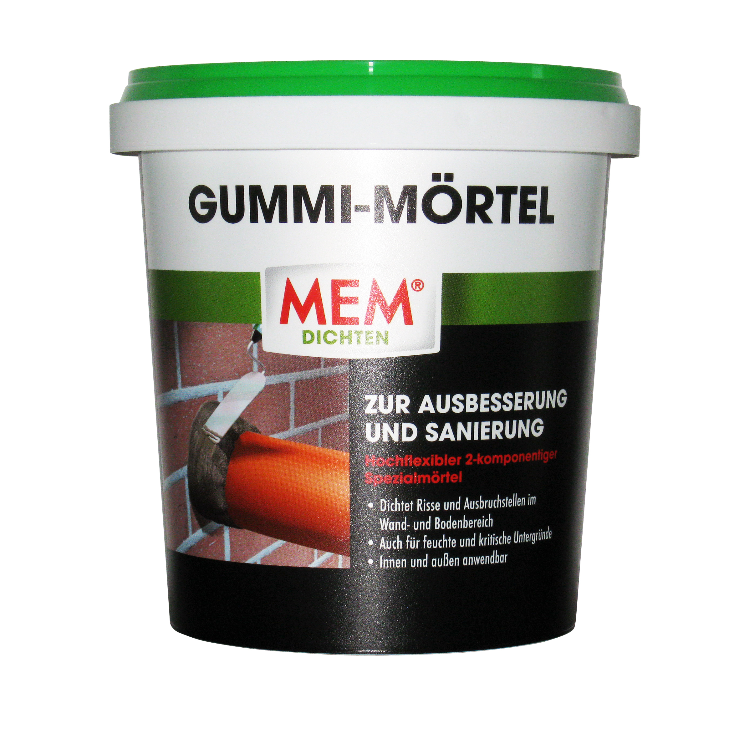 MEM BAUCHEMIE Gummi Mörtel 1kg 