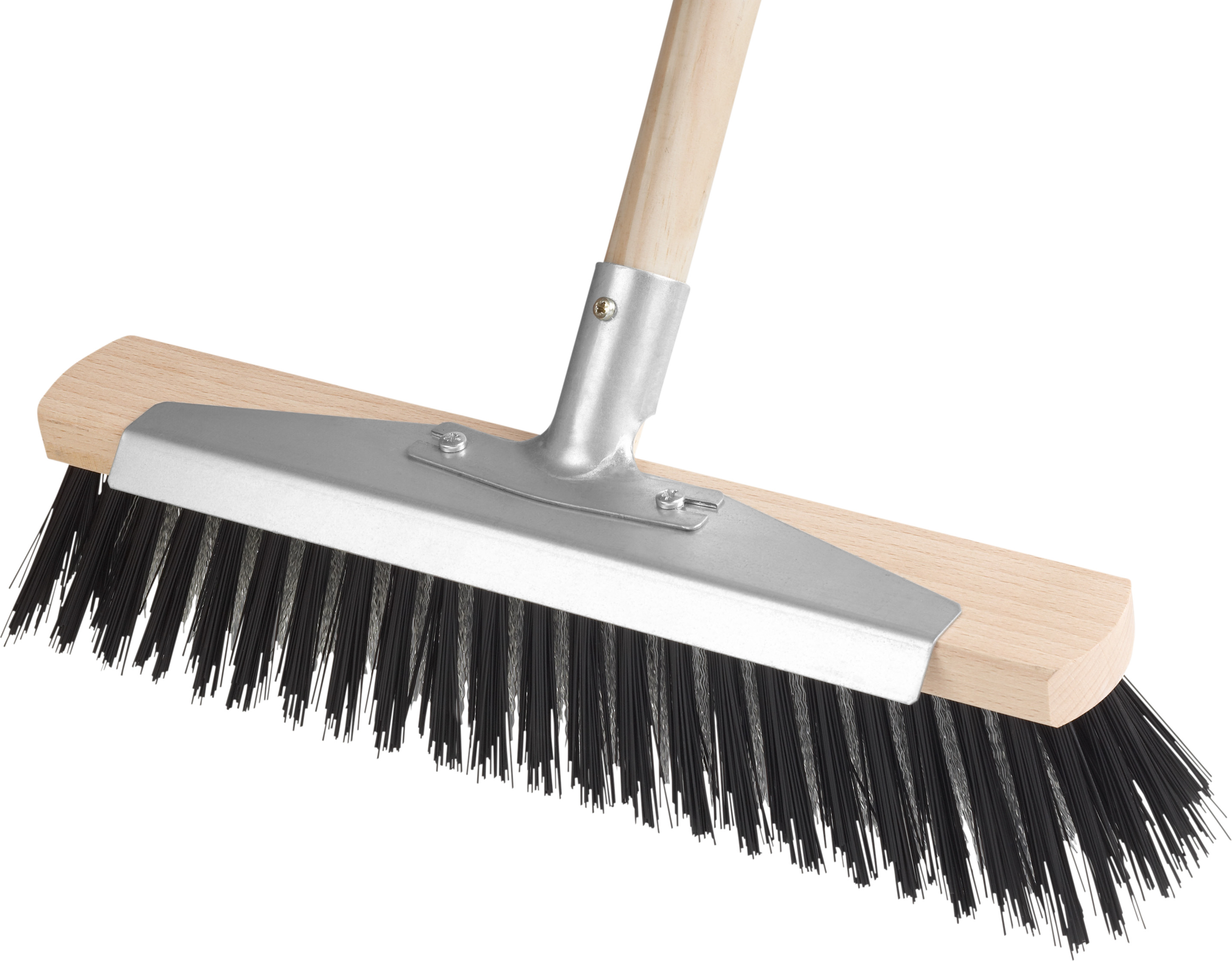 PRONTO-WERKZEUGE GMBH Drahtbesen Elaston mit Kratzleiste 40 cm eingestielt