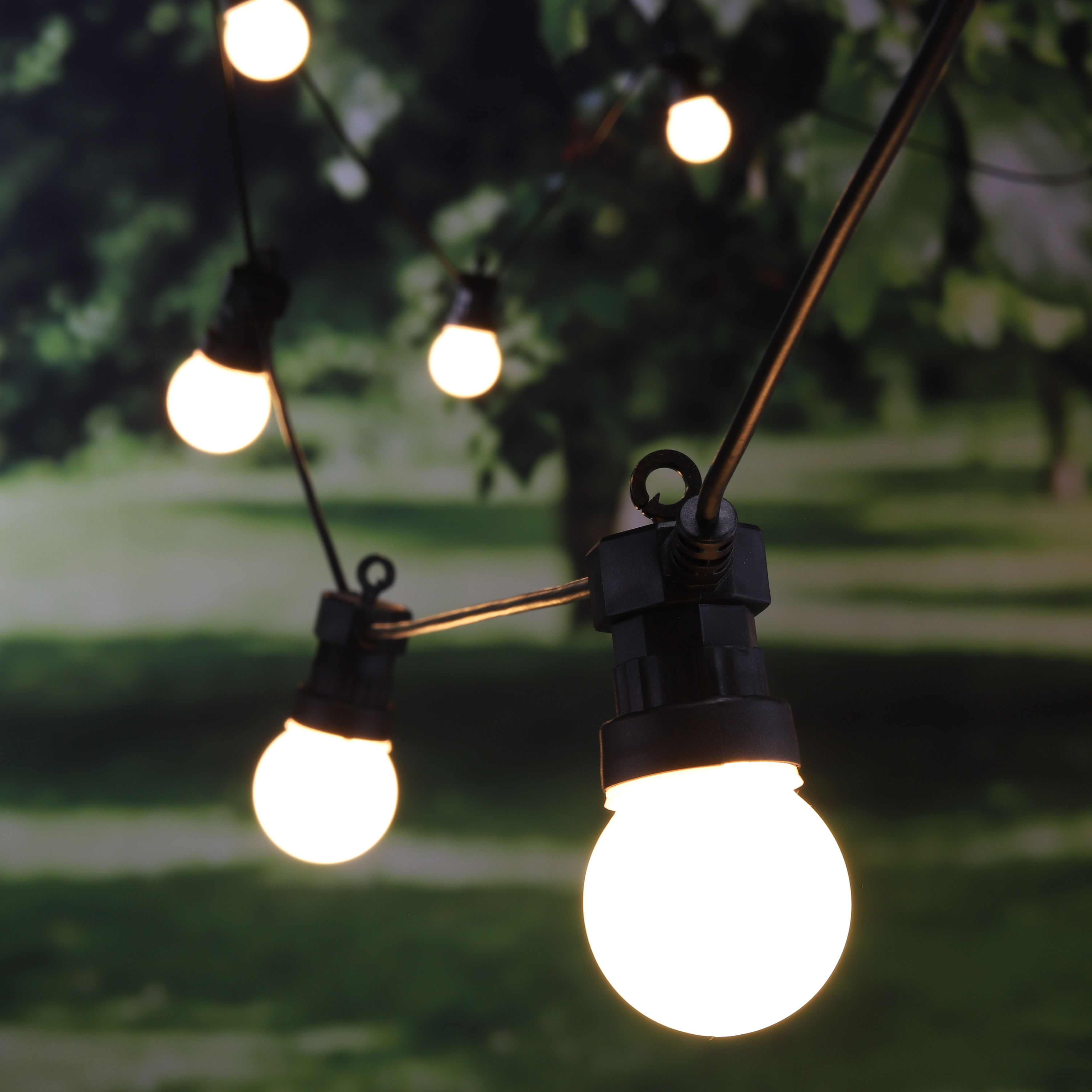 HAUSHALT INTERNATIONAL IM-U.EX Partylichterkette LED mit 20 Lichtern warmweiss, 5 cm