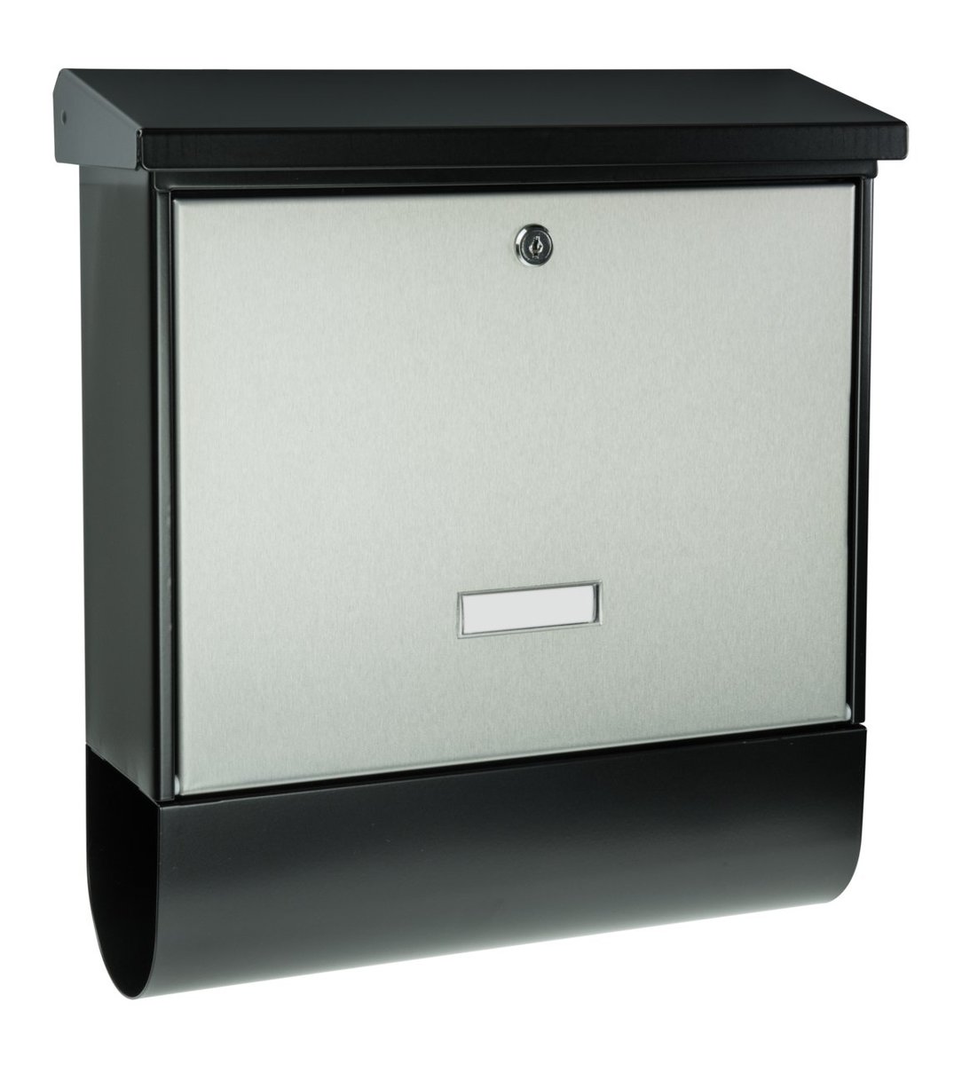 BURG-WÄCHTER Briefkasten London-Set 68670 Black+Steel 