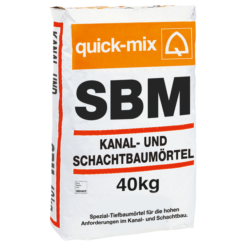 QUICKMIX Kanal-u.Schachtbaumörtel SBM 4mm 40kg grob