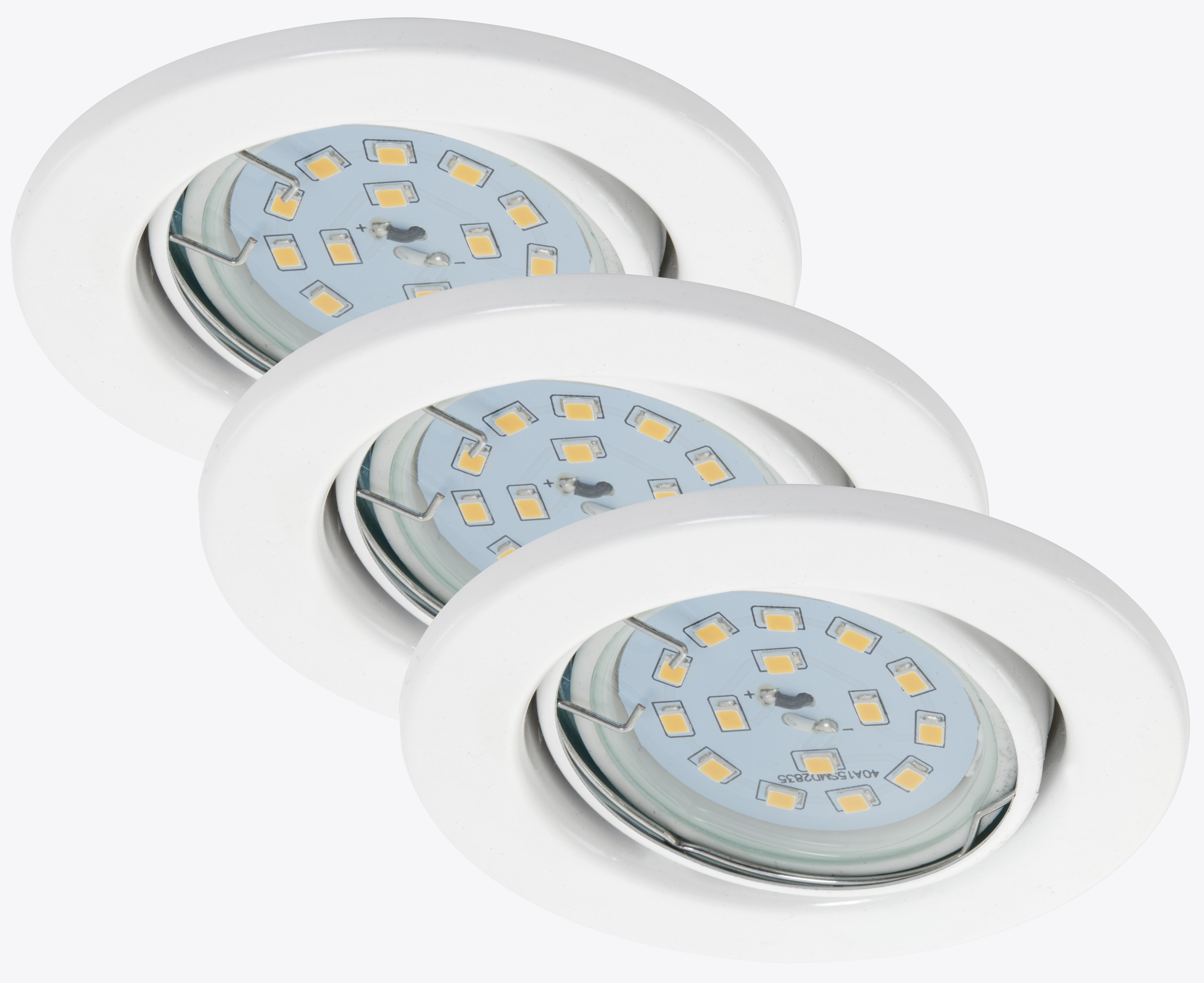 BRILONER LEUCHTEN GMBH - BRILON Einbauleuchte 3er-Set 3xLED 5W 400lm weiß, schwenkbar