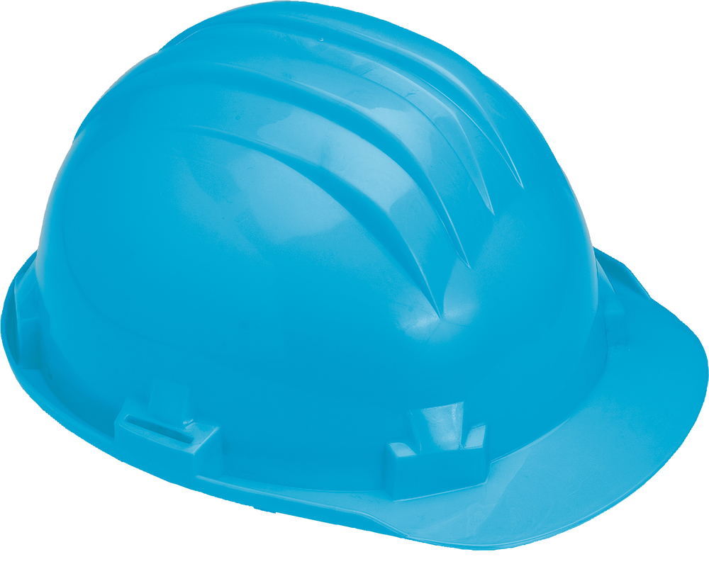 TRIUSO Schutzhelm blau  6-PunktDIN 4840 Gurtband-Innenausstattung