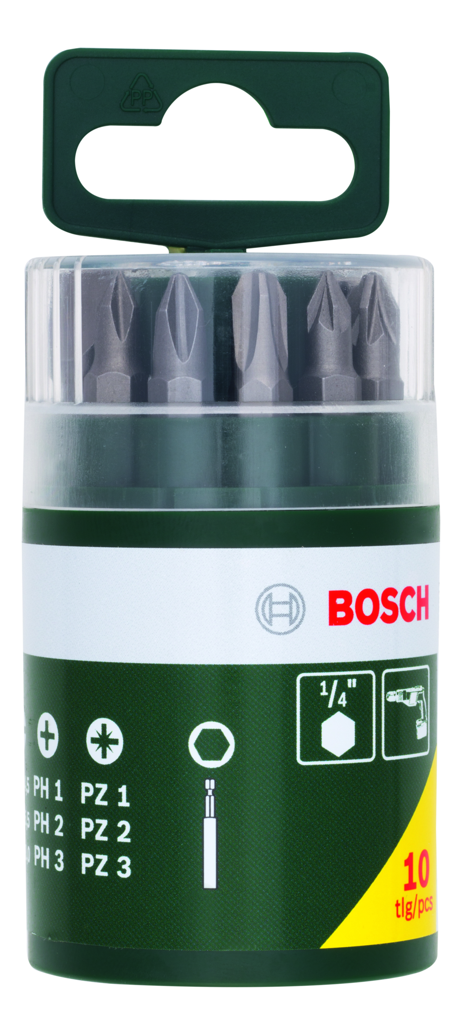 BOSCH Bit Runddose 10tlg. DIY