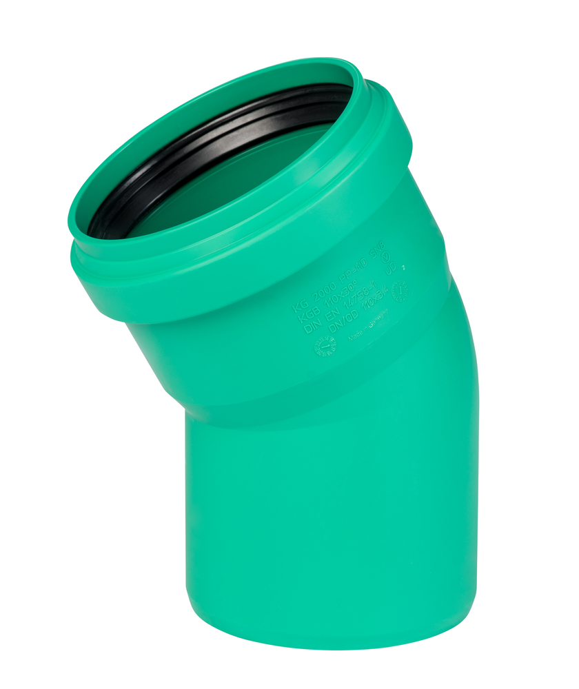 GEBR. OSTENDORF KUNSTSTOFFE KG2000 KGB-Bogen DN/OD 110 30° DIN EN 14758