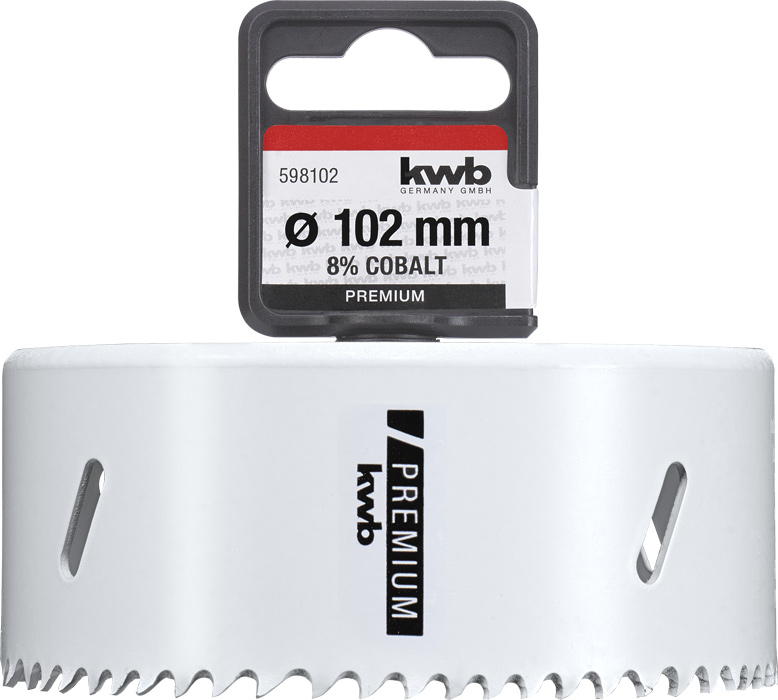 KWB BURMEISTER Lochsäge HSS-BiMetall 102mm kwb Premium