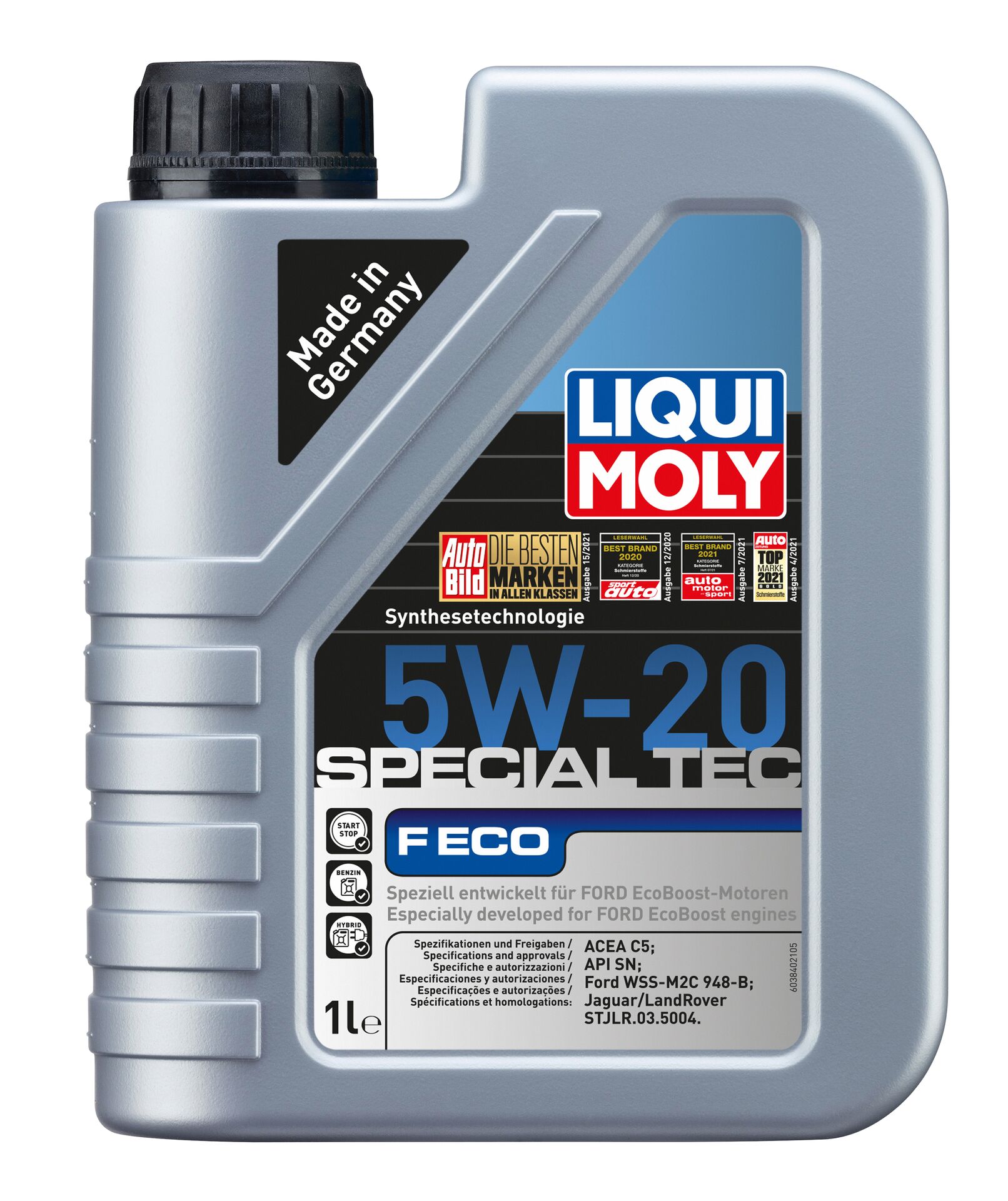 LIQUI-MOLY Motorenöl Special Tec F ECO 5W-20 1 l 