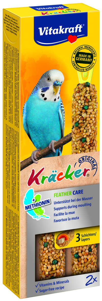 VITAKRAFT Kräcker Feather Care 2er Sittich 
