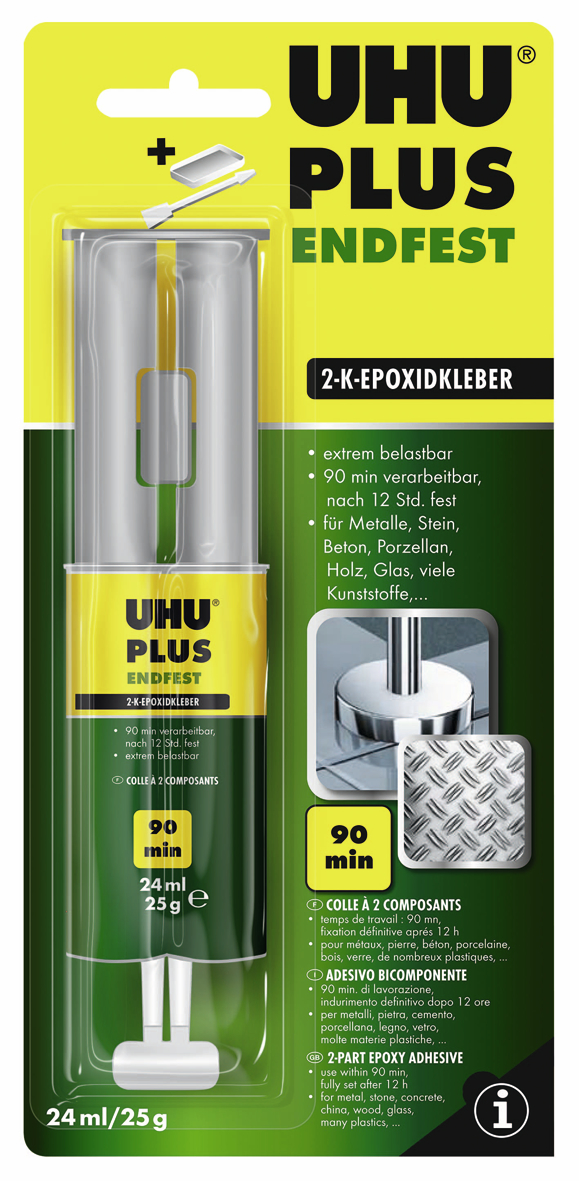 UHU UHU Plus endfest Doppelkammerspritze 25g Blister