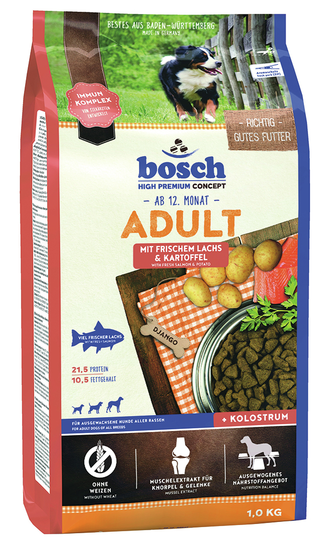 BTG BETEILIGUNGS GMBH Bosch Dog Adult Lachs&Kartoffel 1kg 