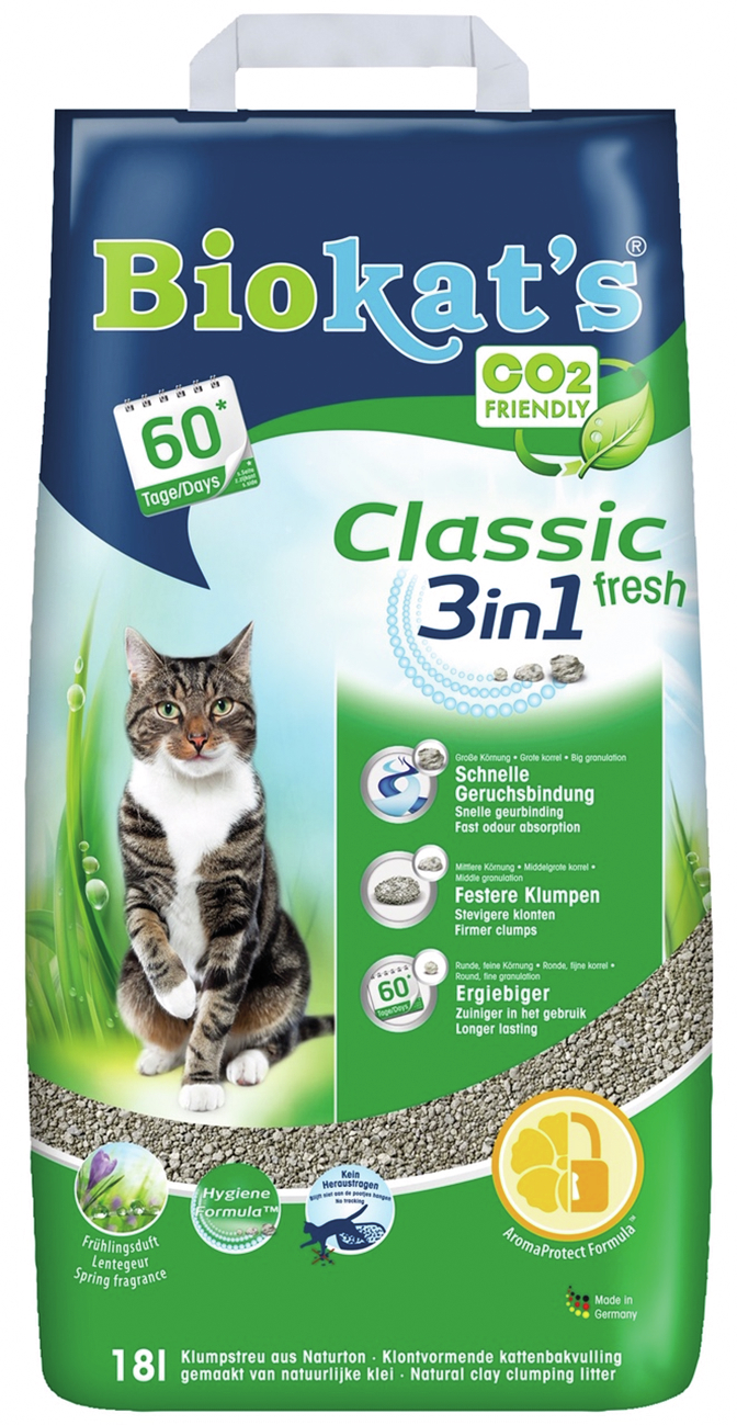 BTG BETEILIGUNGS GMBH Gim. Biokat´s Classic fresh 18l 3in1 Papiersack