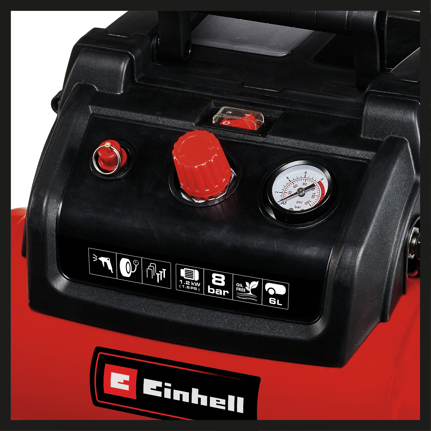 EINHELL Kompressor TC-AC 190/6/8 OF Set 