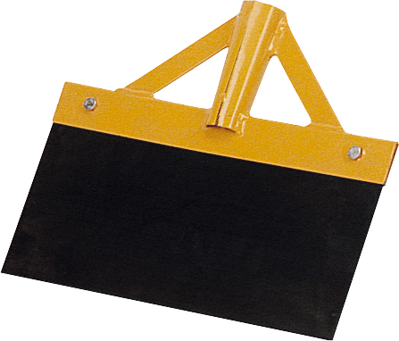 TRIUSO Federstahl-Stoßscharre 1x500 mm mit Stiel u. Strebe