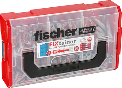FISCHER Sortimentsk. FIXtainer SX-Dübel m. Schr. bestückt 210 tlg.