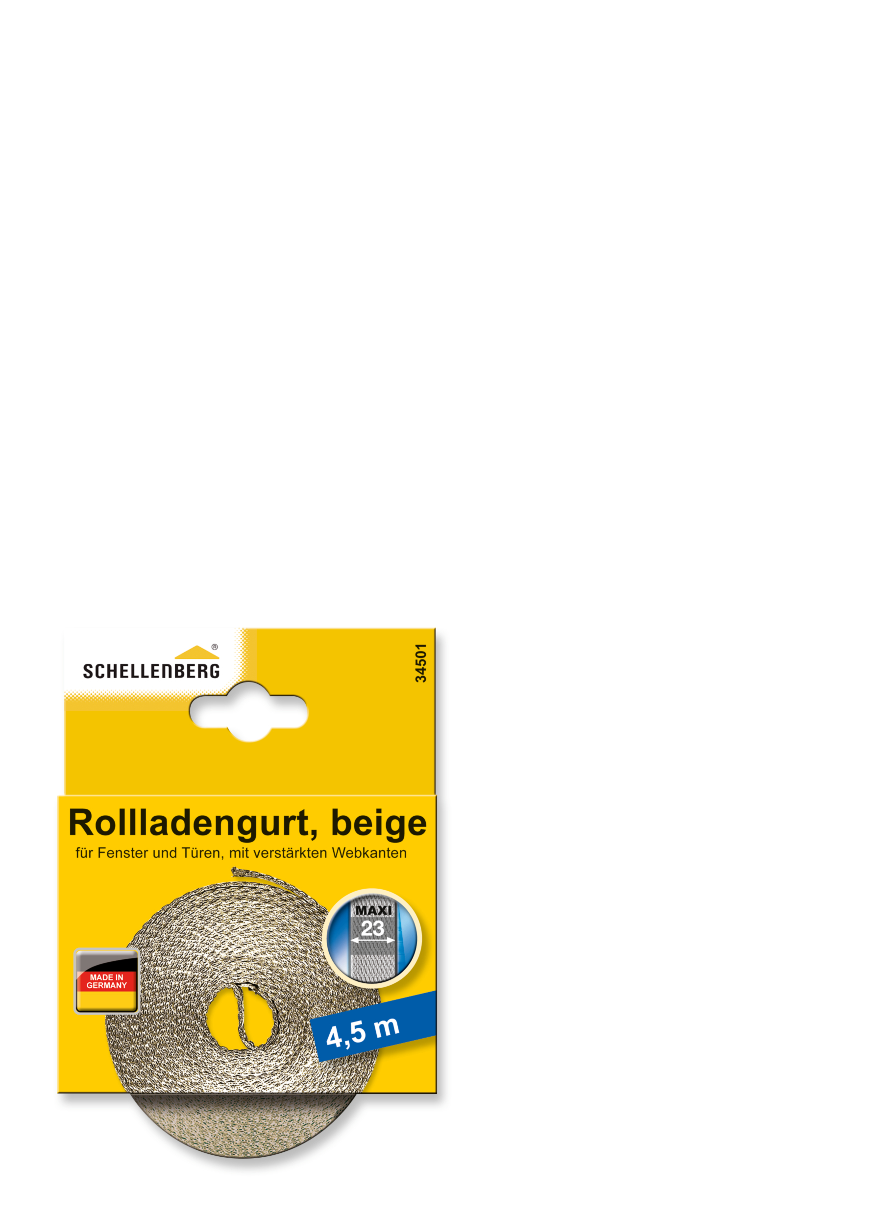 SCHELLENBERG Rollladengurt 23 mm/4,5 m beige 