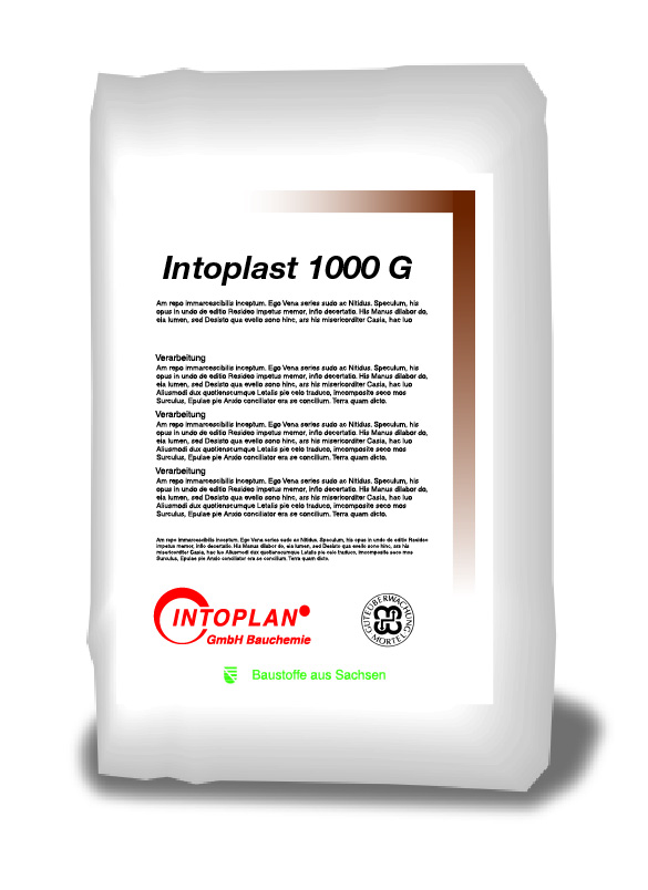 INTOPLAN Intoplast 1000 G Objektklebemörtel 25kg Armierungsörtel, für Wärmedämmplatten