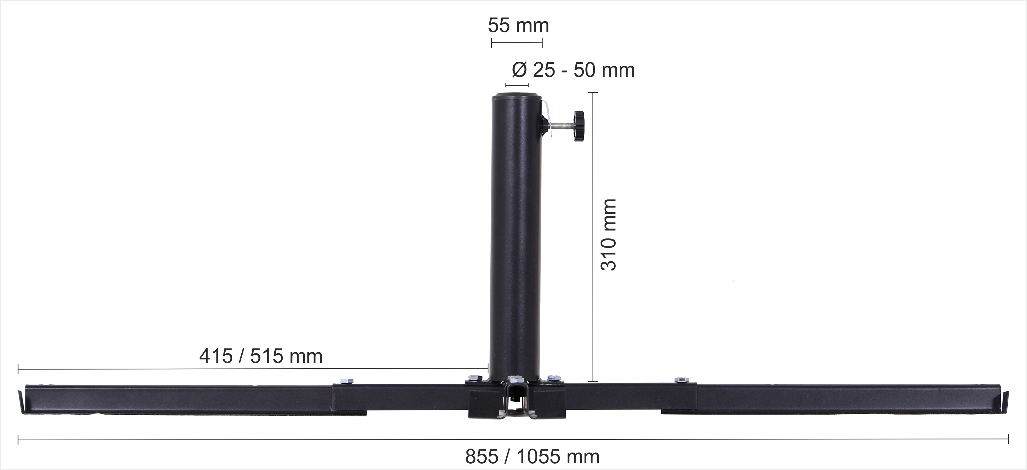 Platten-Ständer Standard für 50mm Rohr XAVER SCHNEIDER GMBH & CO. KG - MENGEN Platten-Ständer Standard für 50mm Rohr ohne Wegeplatten