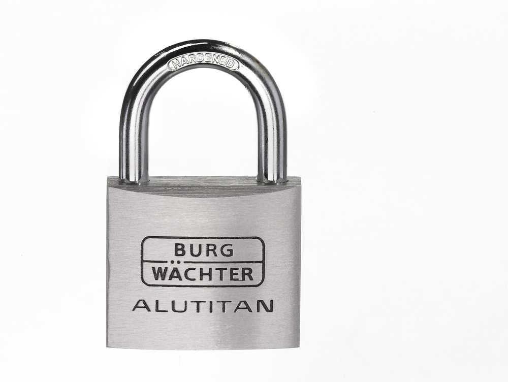 BURG-WÄCHTER Vorhangschlossset Alutitan DUO 770 40 SB 