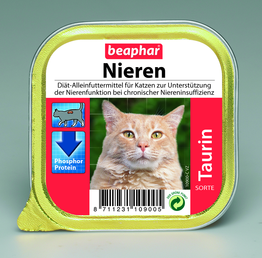 BEAPHAR Nierendiät + Taurin 100g Katze