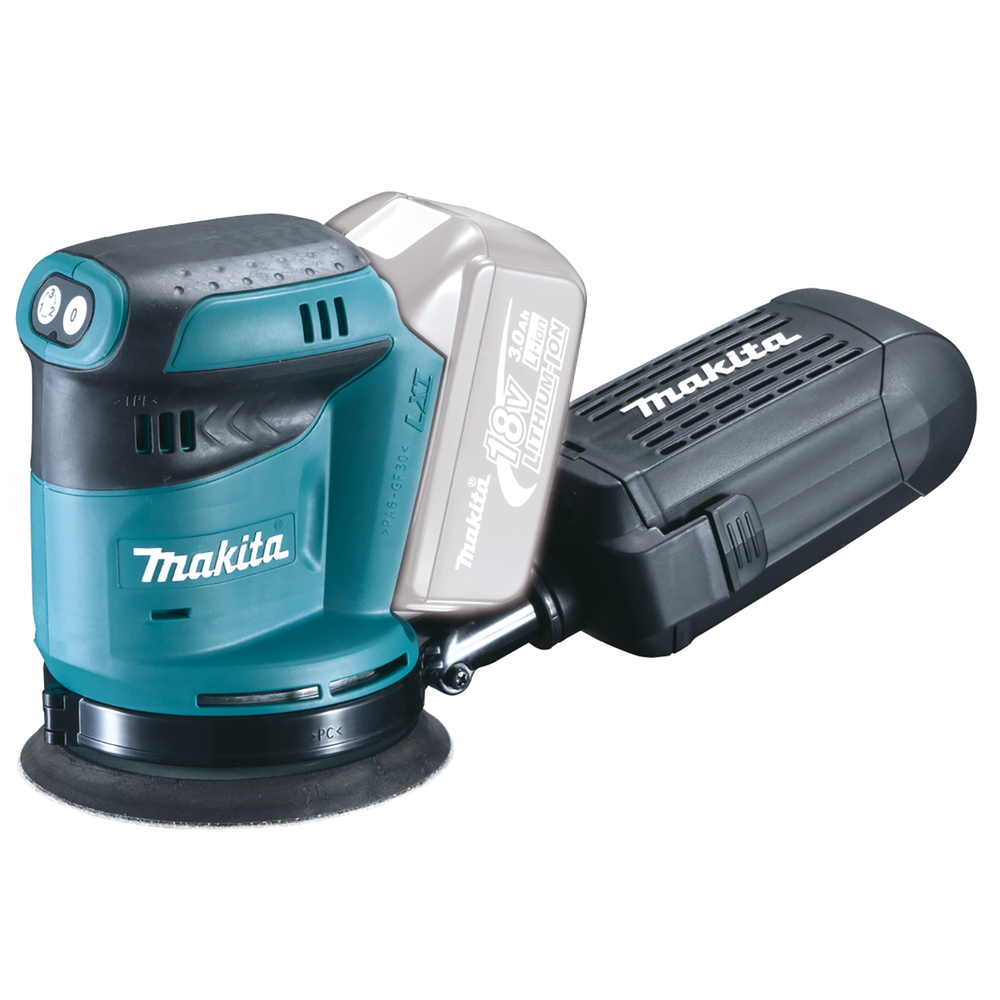 MAKITA Akku-Exzenterschleifer 18,0 V  DBO180Z o. Akku und Ladegerät