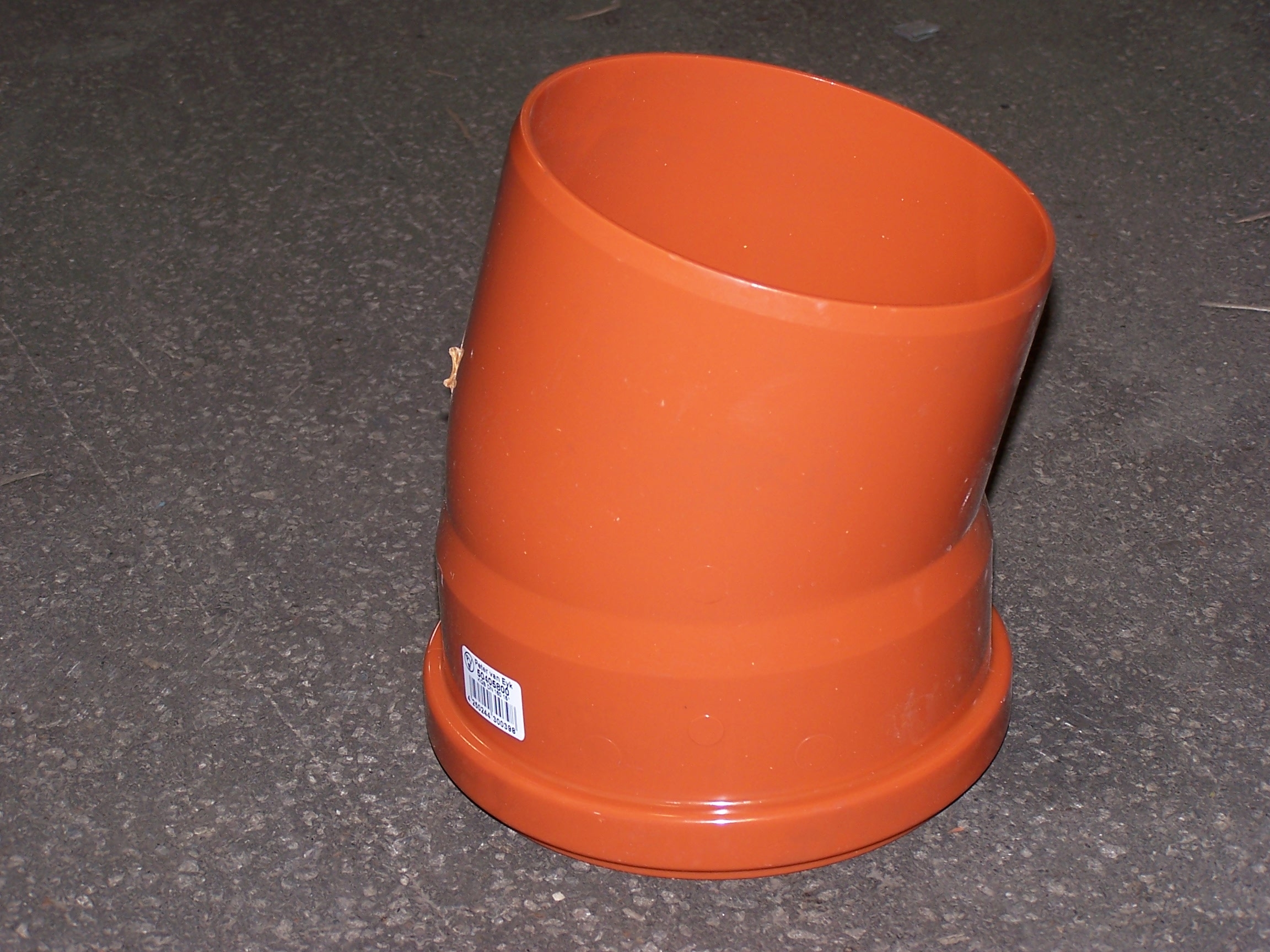 GEBR. OSTENDORF KUNSTSTOFFE KGB Bogen DN/OD 125 15° DIN EN 13476-2 / DIN EN 1401