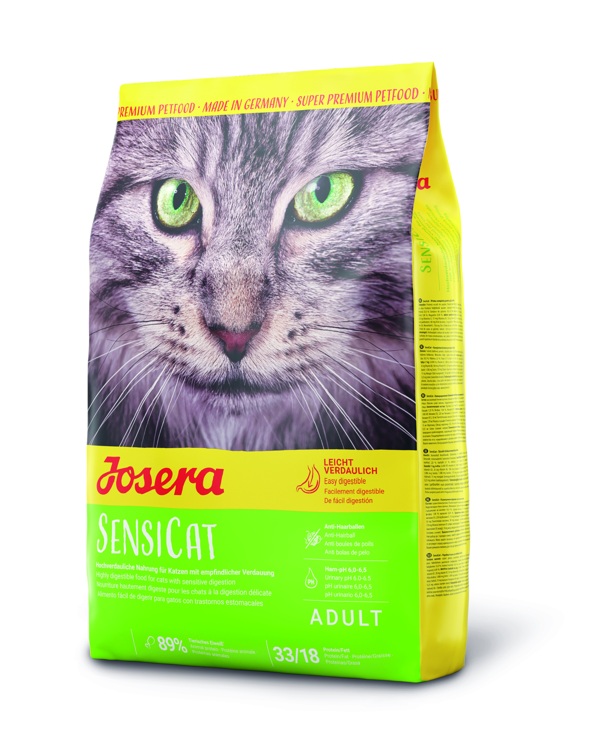 GRUNER Josera SensiCat 400g neu Katzenfutter Super Premium