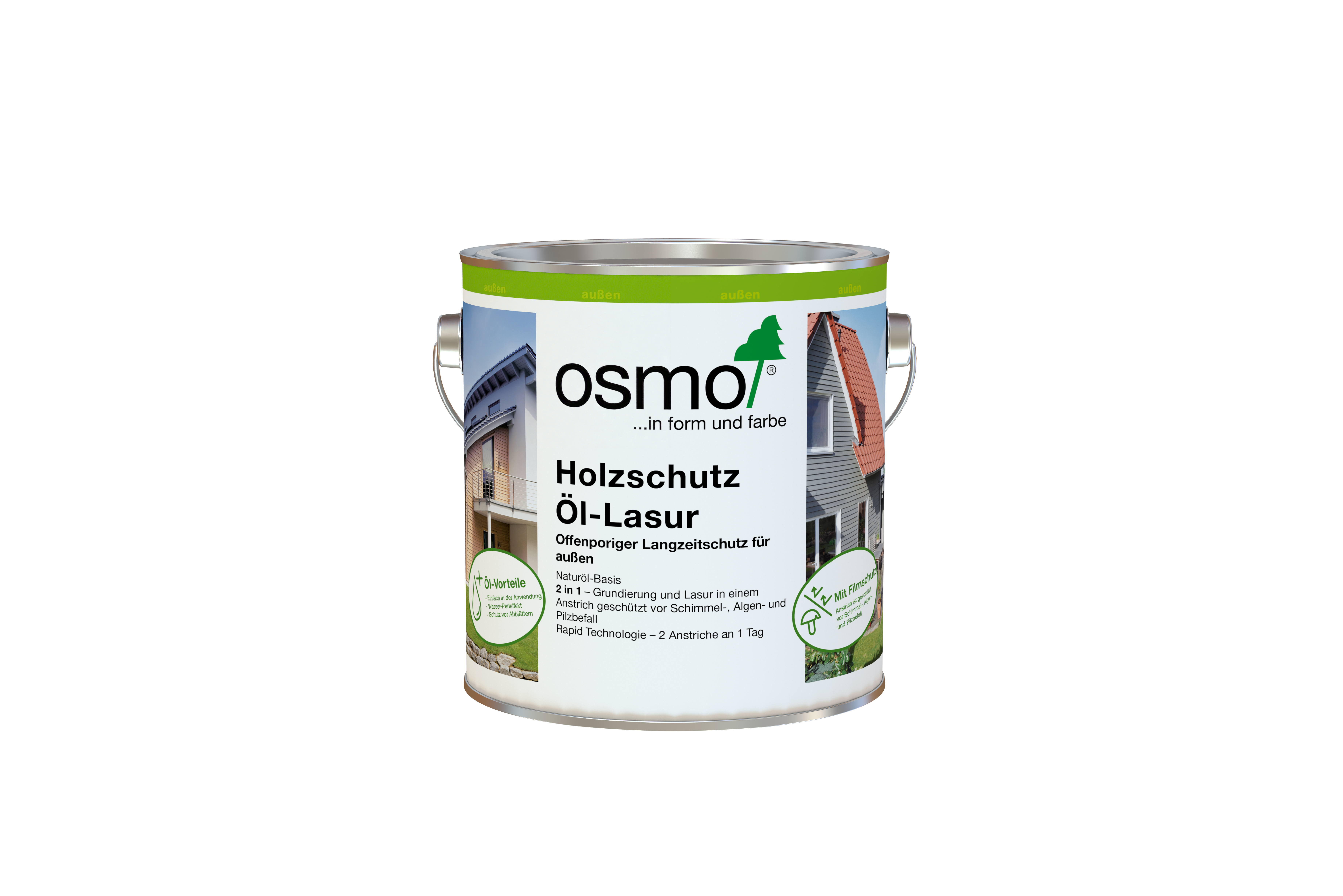 OSMO HOLZ UND COLOR GMBH & CO. KG - WARE Holzschutz Öl-Lasur tannengrün  0,75l 
