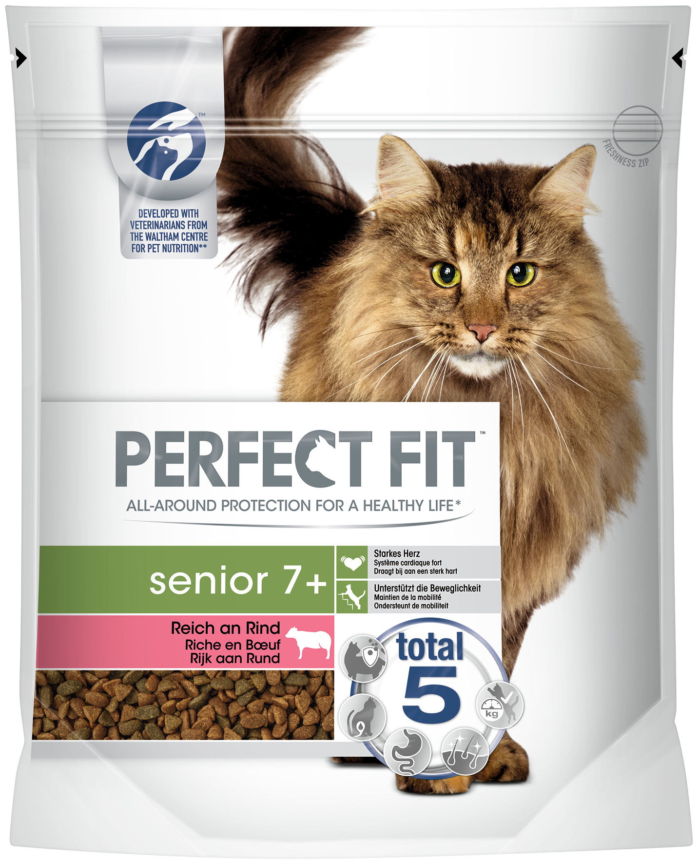BTG BETEILIGUNGS GMBH Per.Fit Cat Senior 7+ reich an Rind 750g 