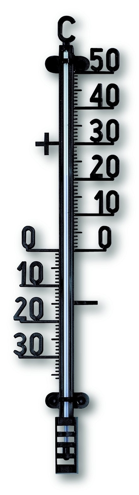 TFA DOSTMANN Filigranthermometer schwarz 42 cm Kunststoff