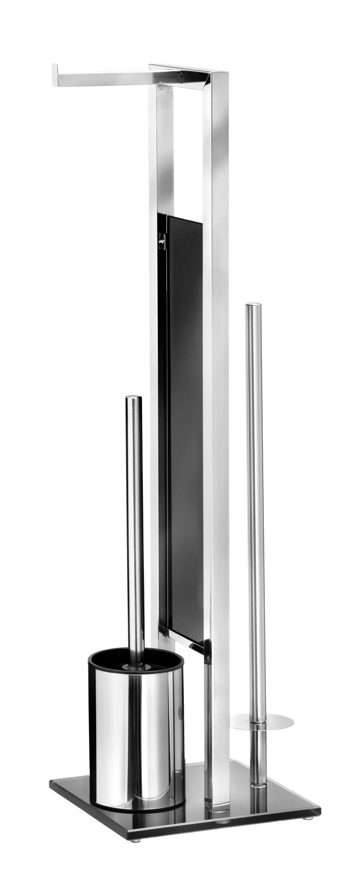 WENKO WENSELAAR GMBH  KG Stand WC-Garnitur Rivalta Edelstahl glänzend