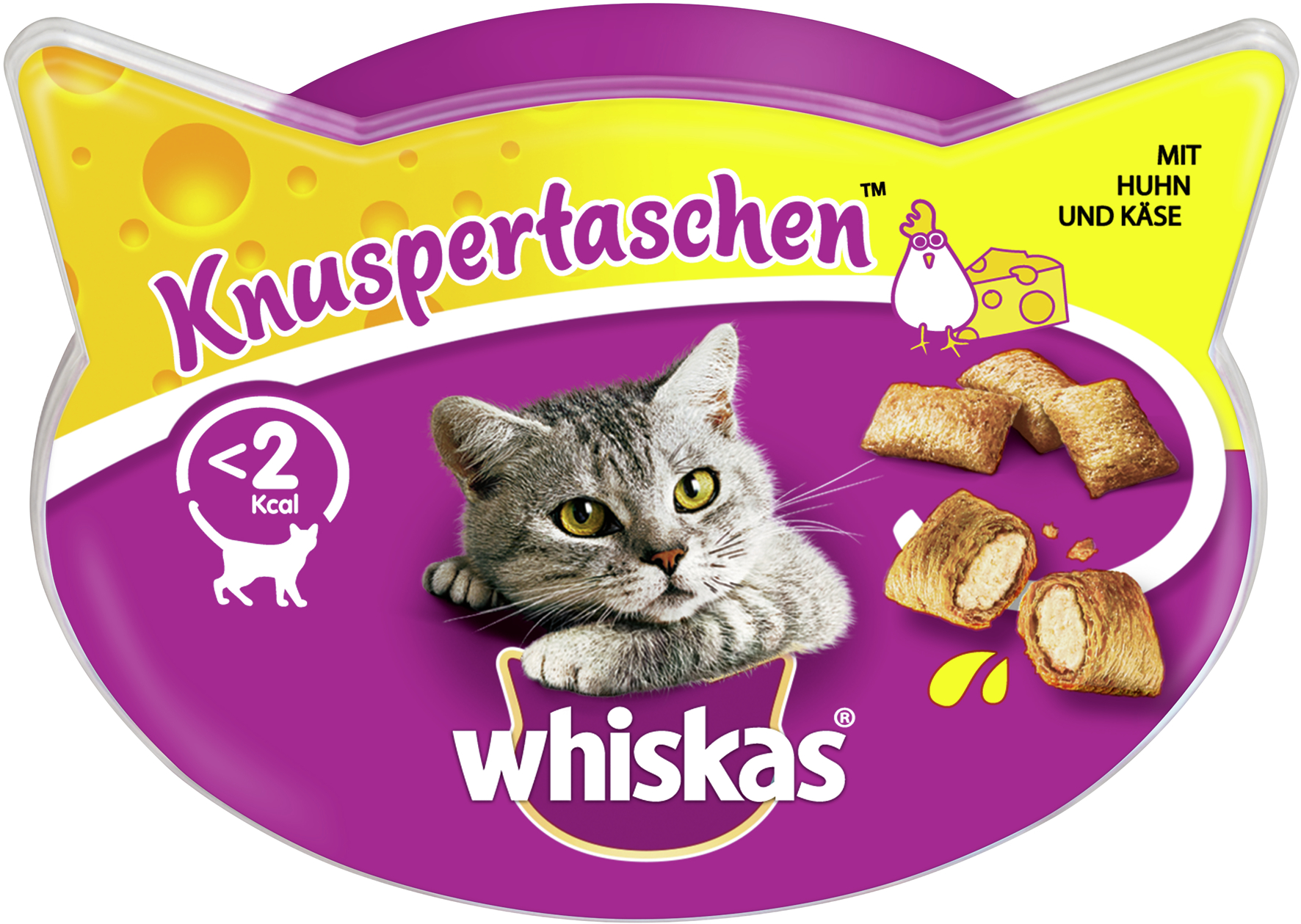 BTG BETEILIGUNGS GMBH Whi. Snack Knuspertaschen Huhn+Käse 60g 