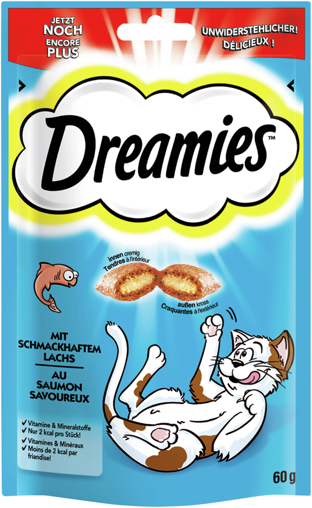 BTG BETEILIGUNGS GMBH Dreamies Cat mit Lachs 60g 