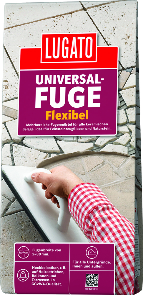 LUGATO CHEMIE Universal-Fuge flexibel silbergrau 5 kg 