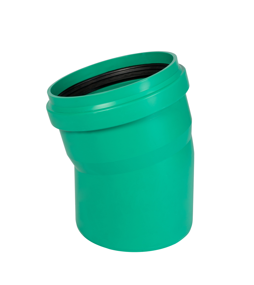 GEBR. OSTENDORF KUNSTSTOFFE KG2000 KGB-Bogen DN/OD 250 15° DIN EN 14758